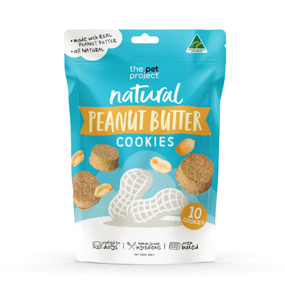 The Pet Project - Natural Peanut Butter Cookies - 10 Pack