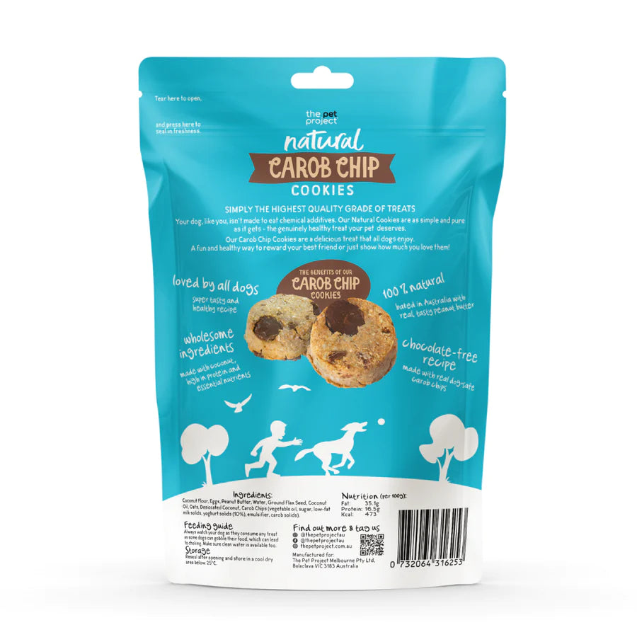 The Pet Project - Natural Carob Chip Cookies - 10 Pack