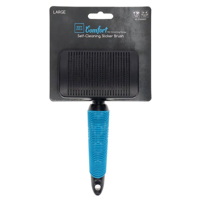 Zeez - Comfort - Self-Cleaning Slicker Brush