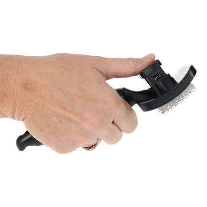 Zeez - Comfort - Self-Cleaning Slicker Brush