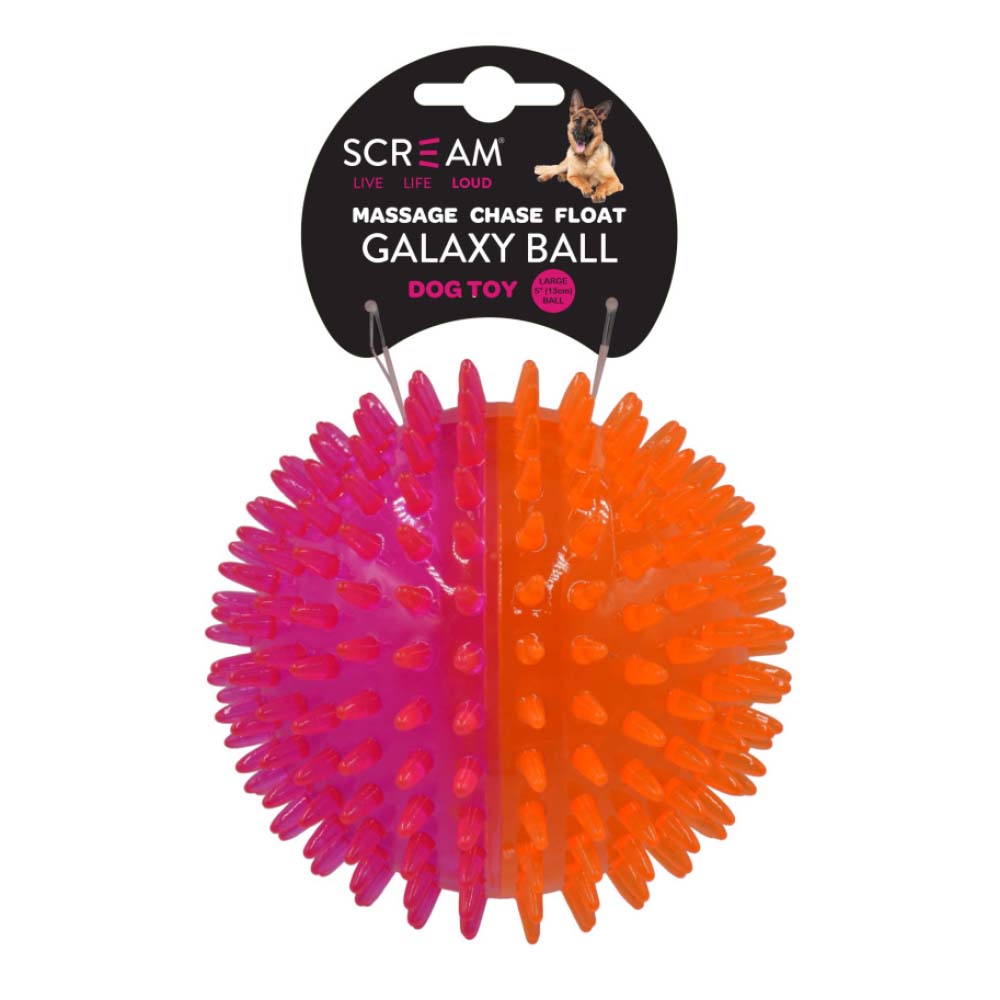 Scream Galaxy Ball - Pink & Orange