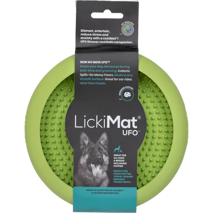 LickiMat UFO Green with packaging