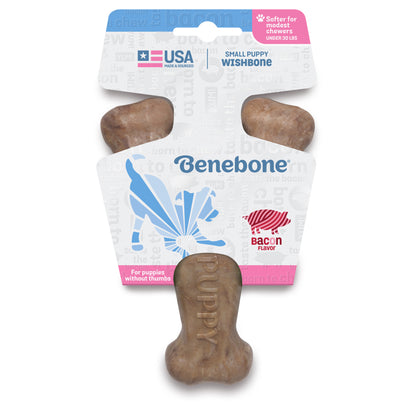 Benebone Bacon Puppy Wishbone Small – product shot
