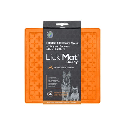 LickiMat Buddy Orange - lick mat for dogs