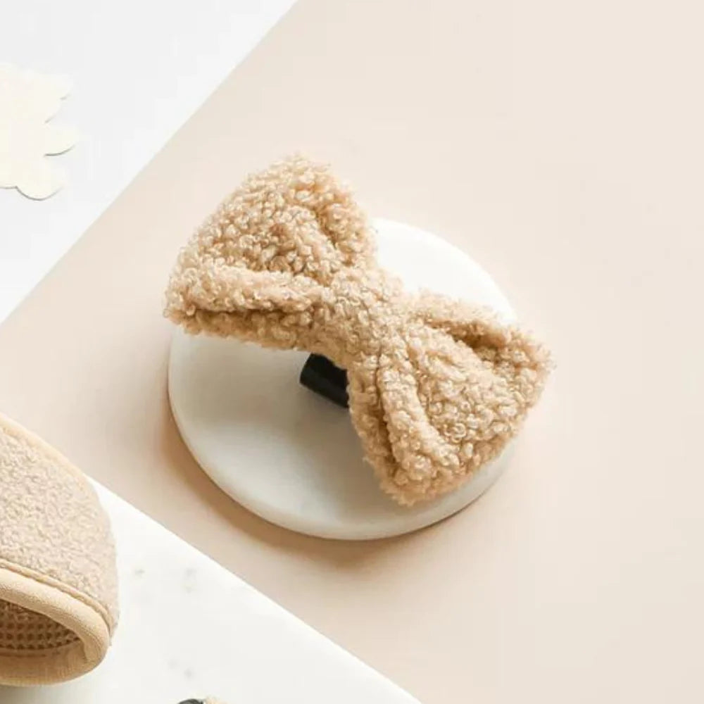 Cocopup London Bow Tie Teddy Rupert – fluffy teddy bear design front view