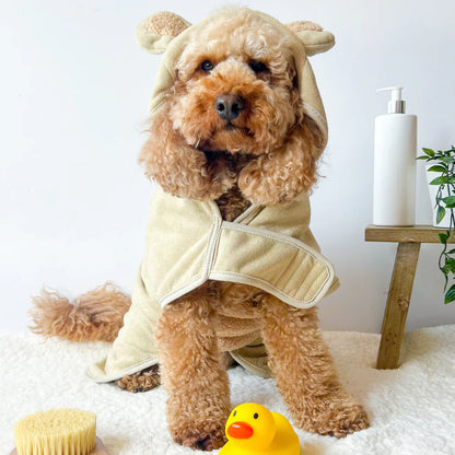 Cocopup London Teddy Drying Robe - hero shot