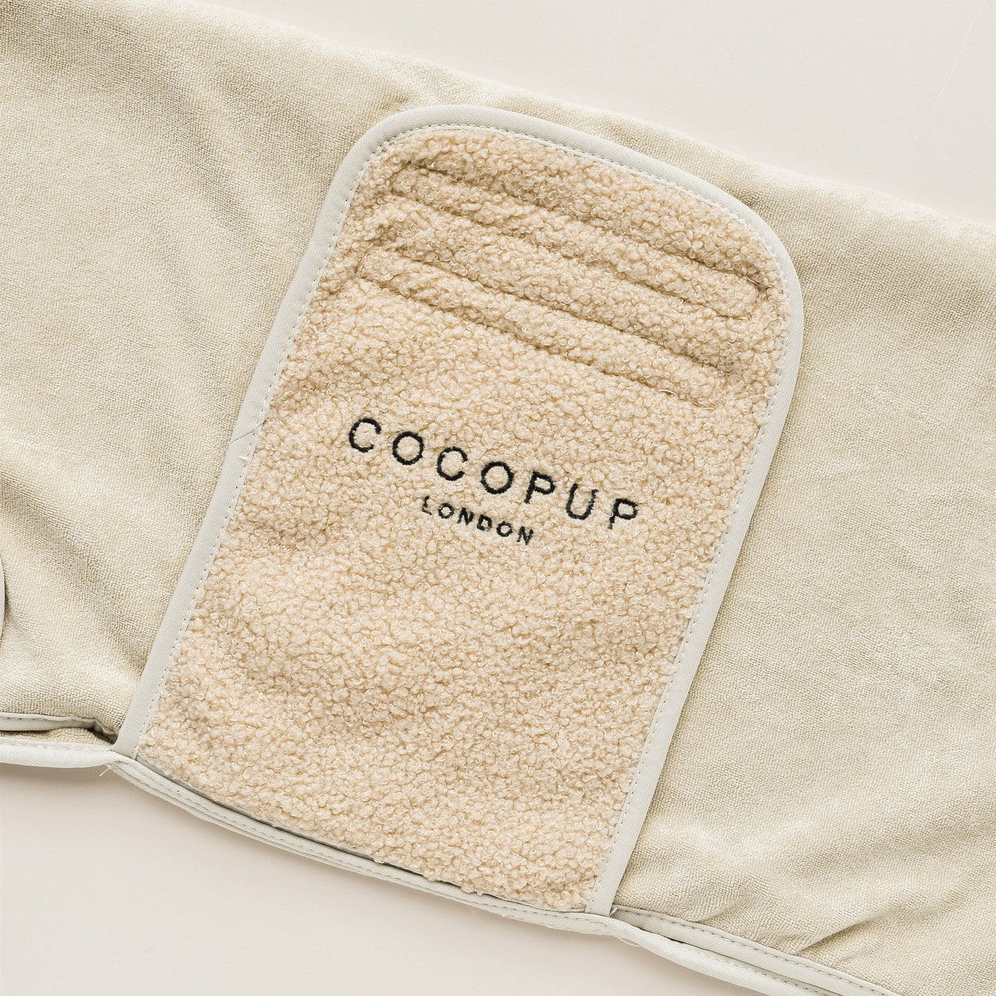 Cocopup London Teddy Drying Robe - lifestyle shot