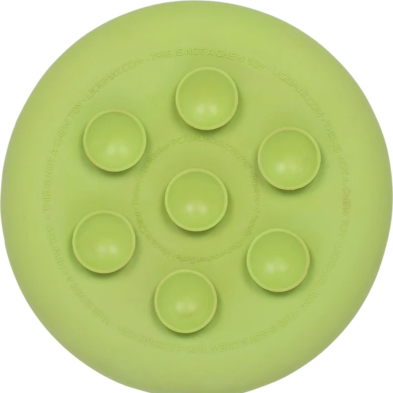 LickiMat UFO Green top view