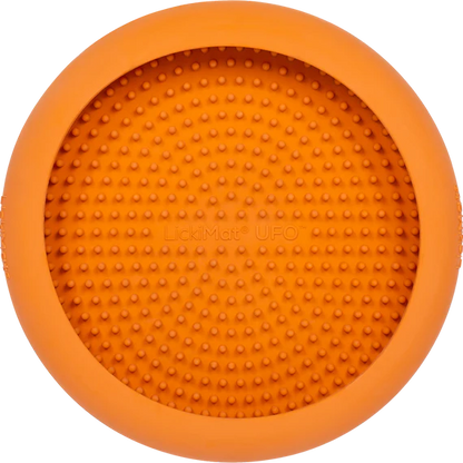 LickiMat UFO Orange side view