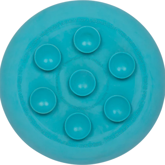 LickiMat UFO Turquoise top view