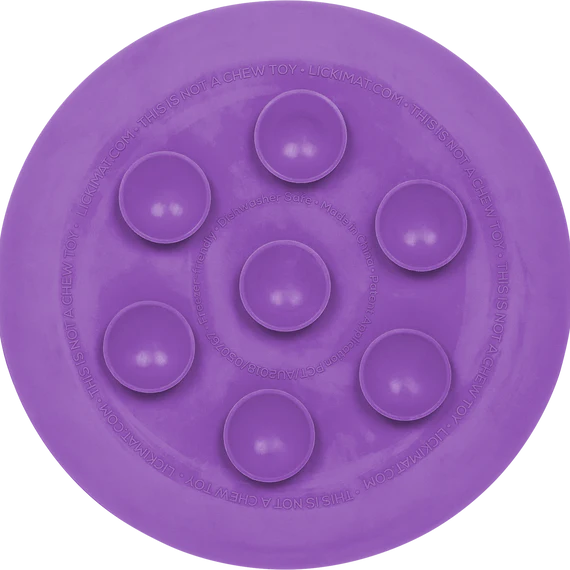 LickiMat UFO Purple top view