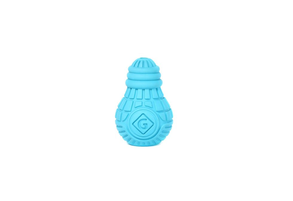 GiGwi Treat Dispensing Bulb Small with dog