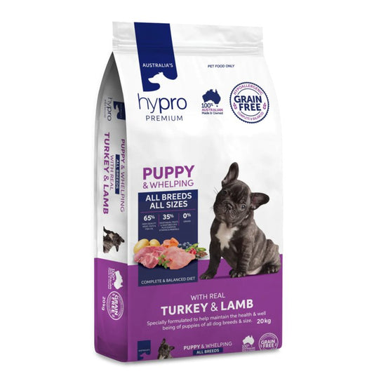 Hypro Premium Puppy Grain Free Turkey & Lamb 20kg