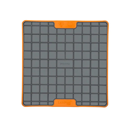 LickiMat Playdate Tuff Orange product shot