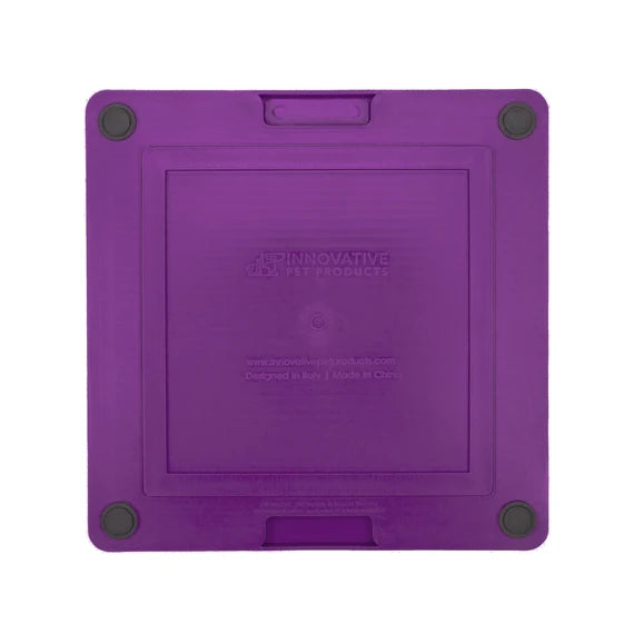 LickiMat Soother Tuff Purple reverse side