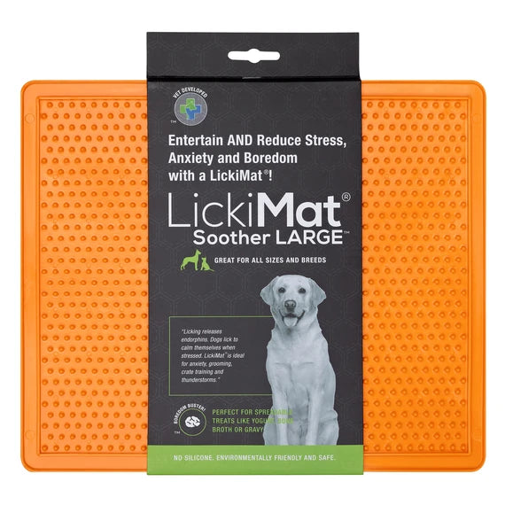 LickiMat Soother X Large Orange