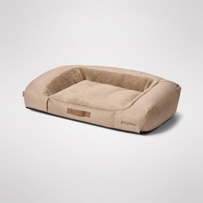 MiniJumbuk Sleep Calm Couch Fawn - side profile view