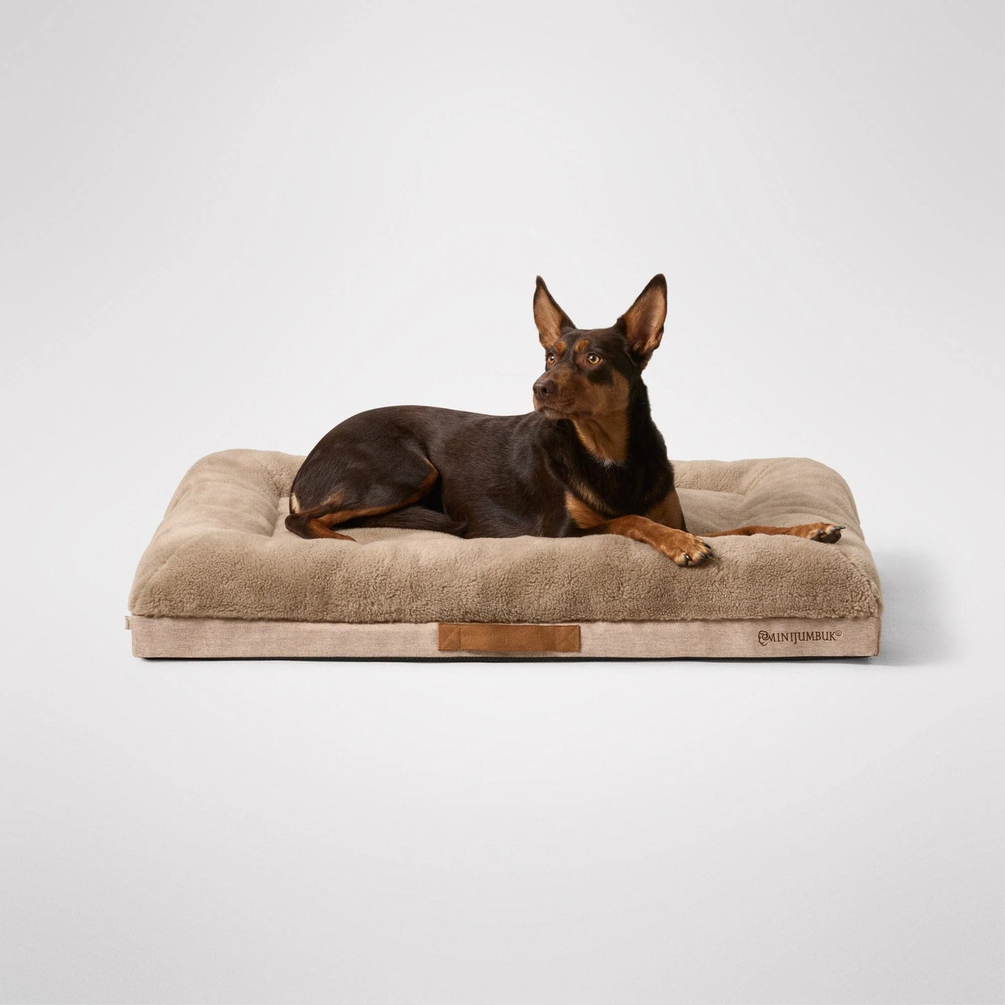 MiniJumbuk Ortho Sanctuary Fawn Large - side profile view
