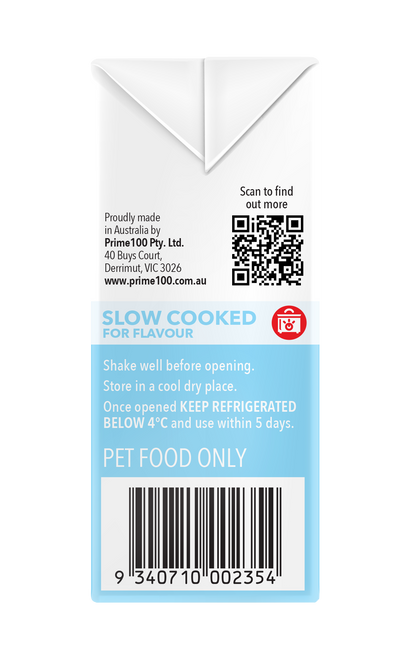 Prime100 SPD Slow Cooked Lamb & Blueberry Puppy - side B