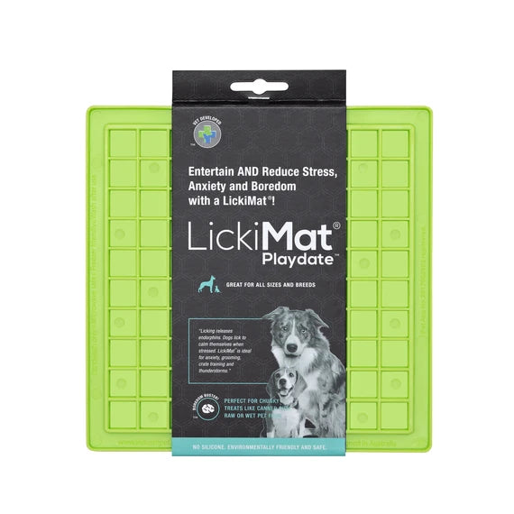 LickiMat Playdate Green product shot