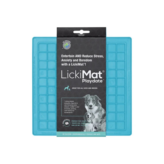 LickiMat Playdate Turquoise product shot