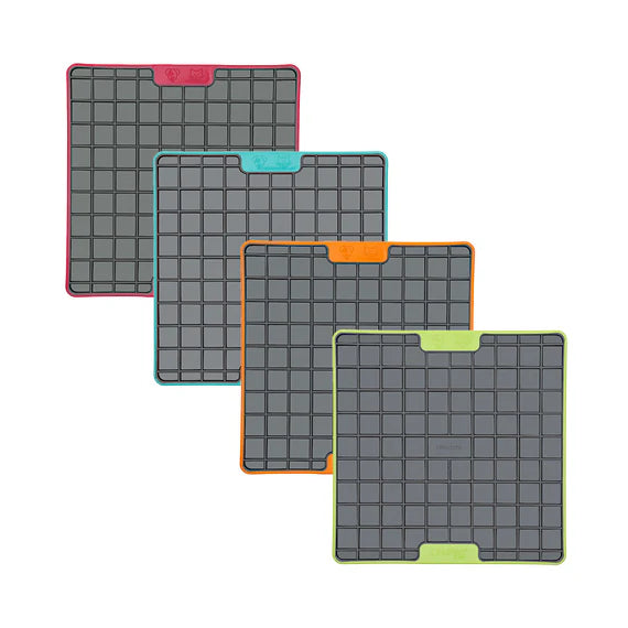 LickiMat Playdate Tuff Series - all four colours group shot