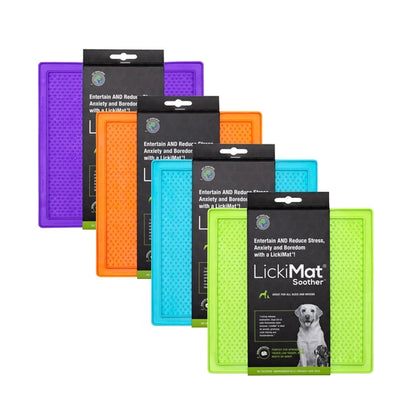 LickiMat Soother - all colours group shot