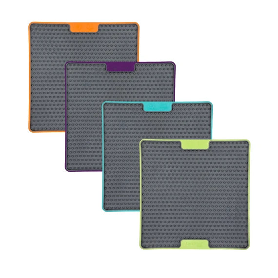 LickiMat Soother Tuff Series - all four colours group shot
