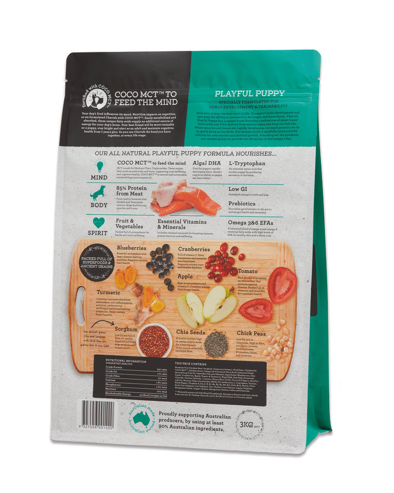 Cherish Playful Puppy Small Bites pack lifestyle