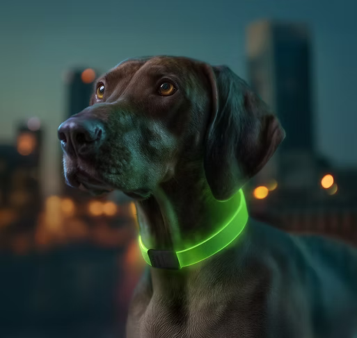 WAUDOG LED Collar - glowing LED illumination