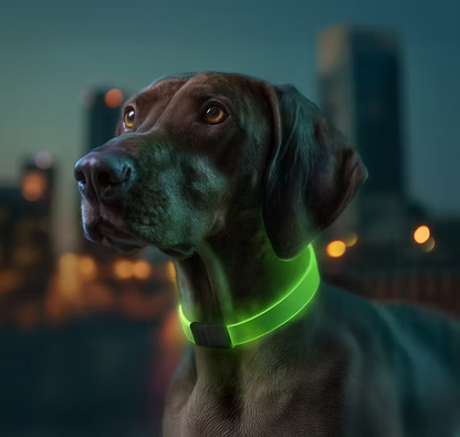 WAUDOG LED Collar - glowing LED illumination