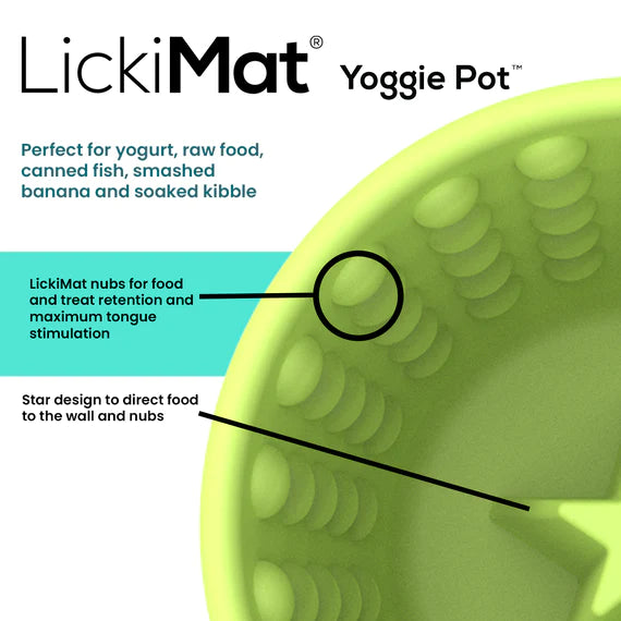 LickiMat Yoggie Pot Orange