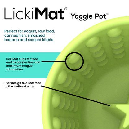 LickiMat Yoggie Pot Orange