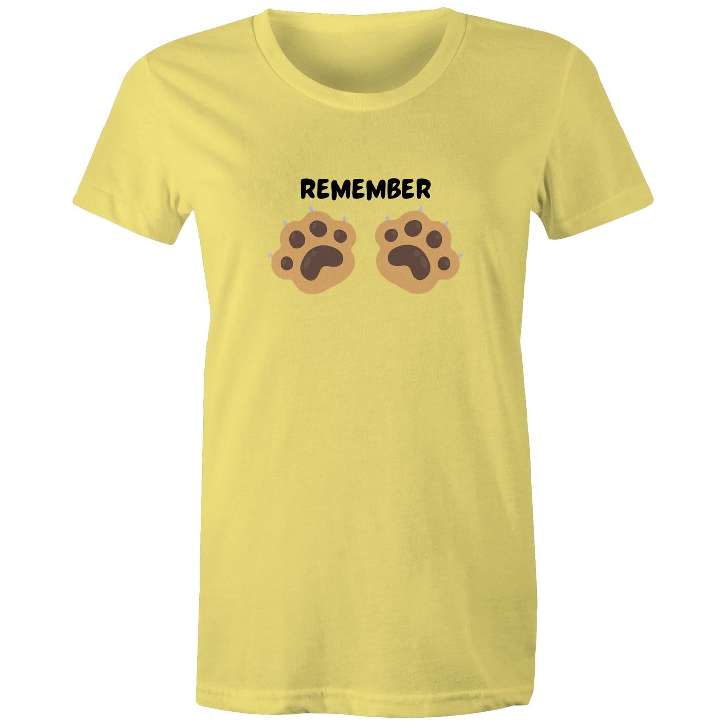 Remember to Paws Woman's T-Shirt