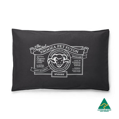 Snooza Futon Organic Charcoal