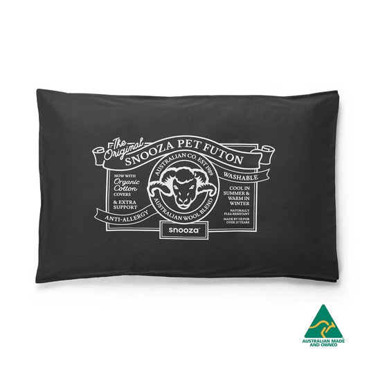 Snooza Futon Organic Charcoal