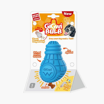 GiGwi Treat Dispensing Bulb - all three sizes side by side