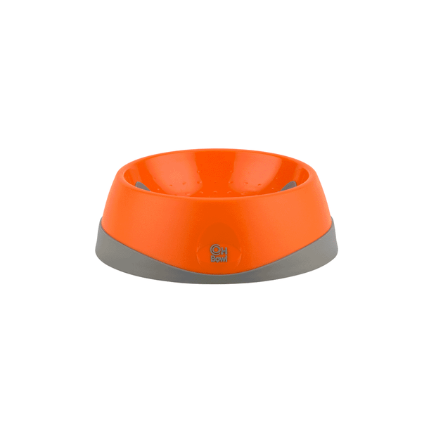 LickiMat Dog OH Bowl Orange top view
