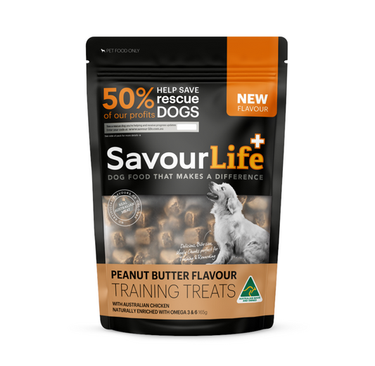 SavorLife Training Treats - Peanut Butter Flavour 165g